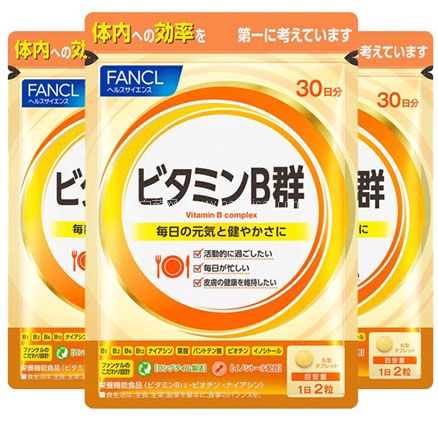 日本进口 FANCL 芳珂 天然维生素B族片 60粒*3袋 多重优惠￥77.18元包邮包税，折合￥25.73/袋