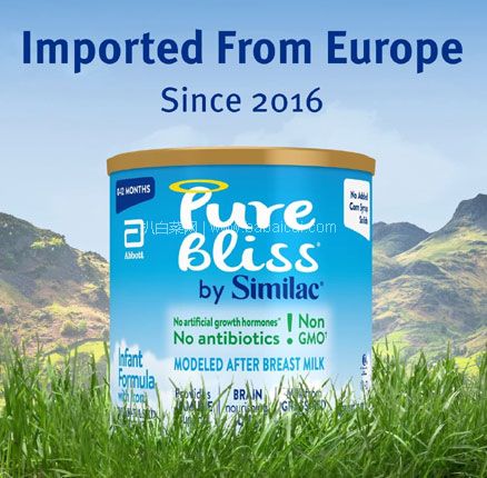 Similac 美国雅培 Pure Bliss高端系列婴幼儿奶粉 1段 700g*6罐，免费直邮含税到手￥1214.75