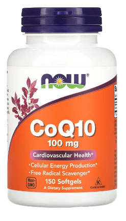 iherb：Now Foods CoQ10含维生素E 100毫克 150软胶囊 折后价￥218.82