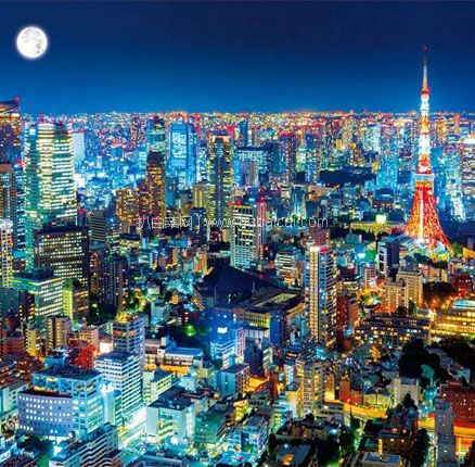日本产 Beverly 东京夜景迷你拼图1000片（26×38cm），直邮含税到手￥117.99