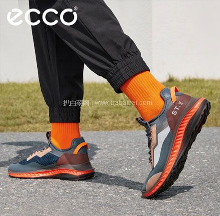 ECCO 爱步 Men’s St.360 Sneaker 适动360系列 男士 舒适轻盈防护跑鞋，直邮含税到手￥639.47