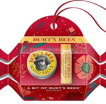Burt’s Bees 小蜜蜂 护唇护手两件圣诞套装，直邮含税到手新低￥35.15