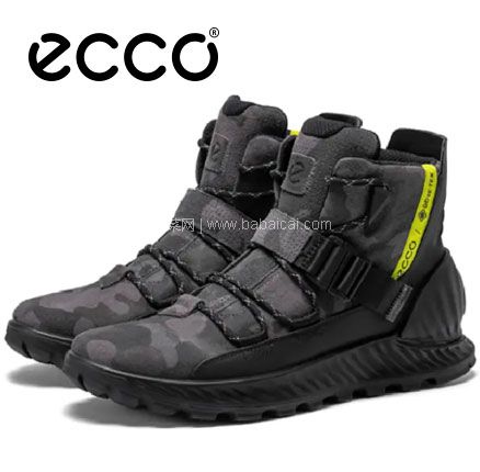 40码，ECCO 爱步 Exostrike系列 男士GTX防水减震户外高帮登山靴，直邮含税到手￥782.12