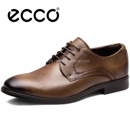销量第一，ECCO 爱步 Melbourne 墨本系列 男士真皮正装鞋，直邮含税到手￥511.47