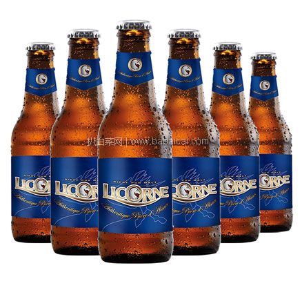 临期低价，法国原装进口 Licorne 利库尼 法式拉格啤酒 250mL*6瓶 券后￥19.9元包邮，折合￥3元/瓶