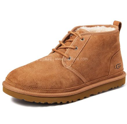 UGG Neumel 男士保暖系带及踝靴，栗色38码，直邮含税到手￥598.53
