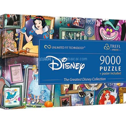 Trefl 伟大的迪士尼系列 大型拼图 9000片（成品尺寸198.6×92.8cm），直邮含税到手￥416.94