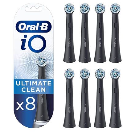 Oral-B 欧乐B iO Ultimate Clean 卓越深洁型替换刷头 8支装，直邮含税到手￥295.34，折合￥36.92/支