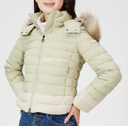 日本时尚品牌 Tatras 塔特拉斯 Varena 女士带毛领连帽羽绒服，貂子毛领/波兰90%白鹅绒填充 直邮含税到手￥2691.54