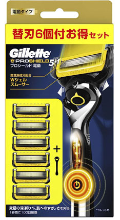 Gillette 吉列 ProShield Power 锋隐致护电动剃须刀（1刀架6刀头），直邮含税到手￥196.83