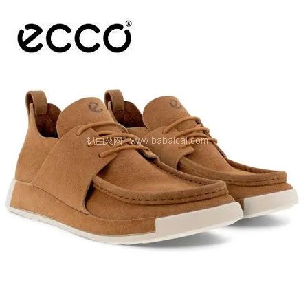 再降新低！ECCO 爱步 2nd Cozmo科摩系列 男士真皮休闲鞋，直邮含税到手新低￥617.95