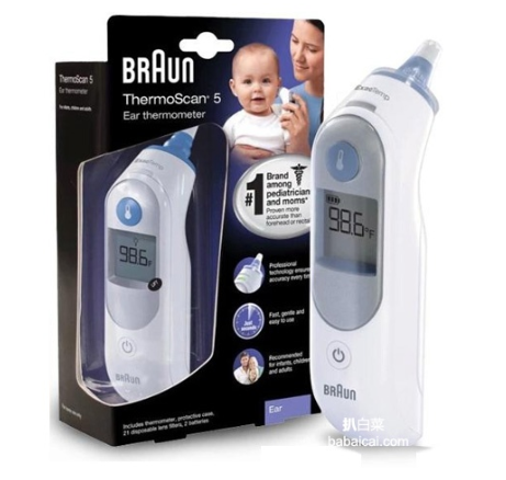 补货！Braun博朗IRT6500最新旗舰款耳温枪历史低价$39.88 直邮免税