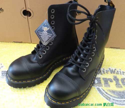 Dr.Martens 8761 中性款 10孔高帮马丁靴(原价0,现7.4折4),公码7折后实付.08