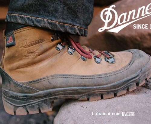 Danner 丹纳 Crater Rim(GTX+V底)男士 徒步靴(原价9.95,现7.5折),公码7.5折后9.12