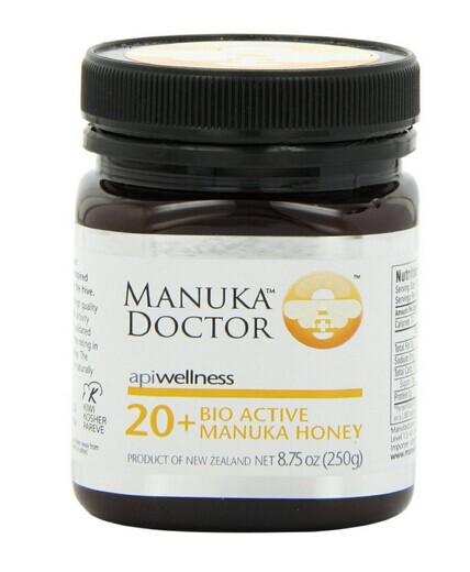 蜜中极品！新西兰Manuka Doctor麦卢卡UMF20+顶级蜂蜜250克特价$17.89，S&S购买实付$17