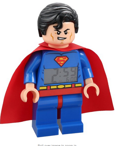 LEGO 乐高 9005701 儿童闹钟超人款 原价$30 现$17.09，直邮免税，到手约￥157