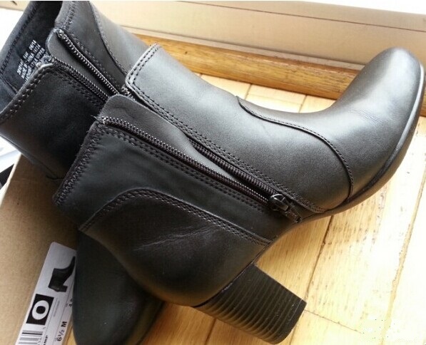 Clarks 其乐 女士真皮高跟踝靴原价0 现.67 凑单7折.47 到手¥405