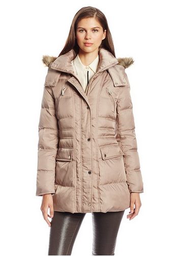 白菜~Kenneth Cole 中长款女士羽绒服原价0,金盒特价.99,历史新低 四色可选