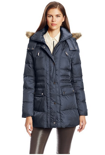 白菜~Kenneth Cole 中长款女士羽绒服原价0,金盒特价.99,历史新低 四色可选