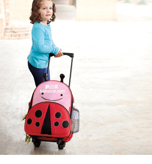 Skip Hop小动物系列超萌儿童拉杆箱瓢虫款特价 8折.6