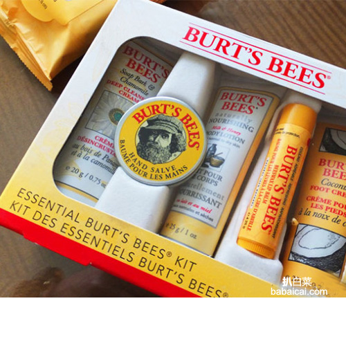 Burt’s Bees 小蜜蜂  美容护肤基本套装(5件套) $7.99