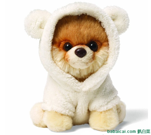 Gund Boo Plush Stuffed Dog Toy 8英寸 超萌小狗俊介君 毛绒公仔 $12.3，历史低价