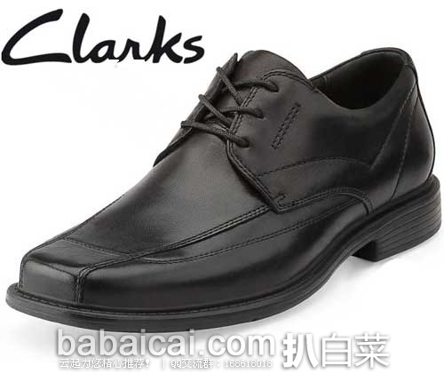 其乐 Clarks 其乐 男士系带正装皮鞋（原价$110，现6.1折$67.49），公码7折后实付$47.24