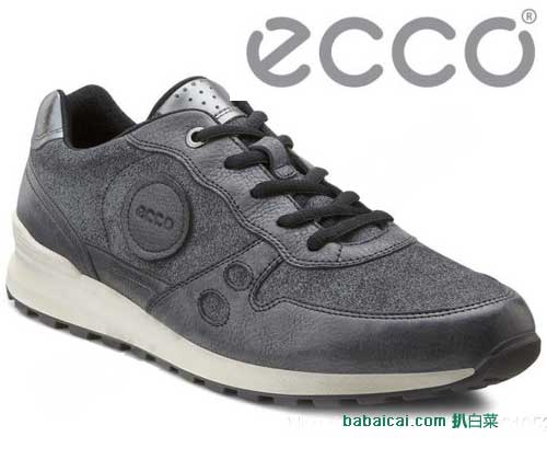 ECCO 爱步 女士 休闲系带运动鞋(原价9.95,现0),公码7折后.98,史低