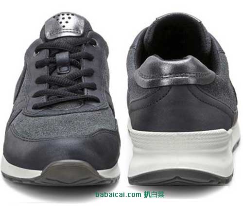 ECCO 爱步 女士 休闲系带运动鞋(原价9.95,现0),公码7折后.98,史低