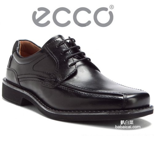 ECCO 爱步 “西雅图”高端系带正装男鞋（原价$179.95，现2色可选均4.9折）8折后$64.19