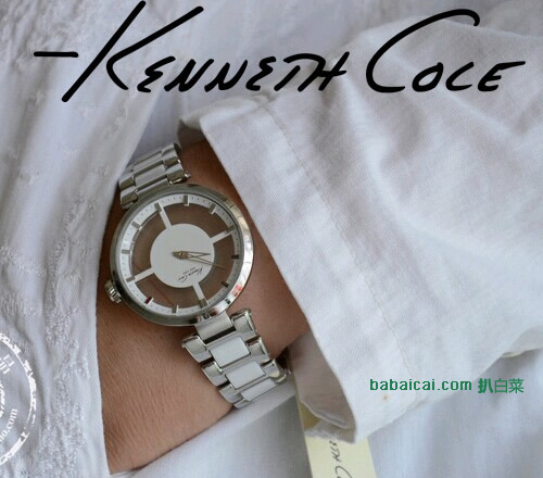 Kenneth Cole KC4727 凯尼斯柯尔 镂空时装女表 原价$115，现4.3折$49.99