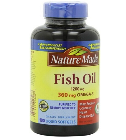 白菜补货啦 Nature Made Omega-3鱼油1200mg*100粒特价$5.99