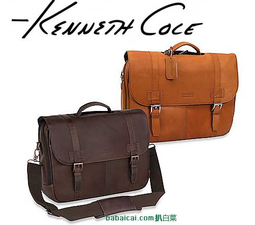 Kenneth Cole Reaction 15寸真皮公文包(原价0,现售价0),公码8折后.99
