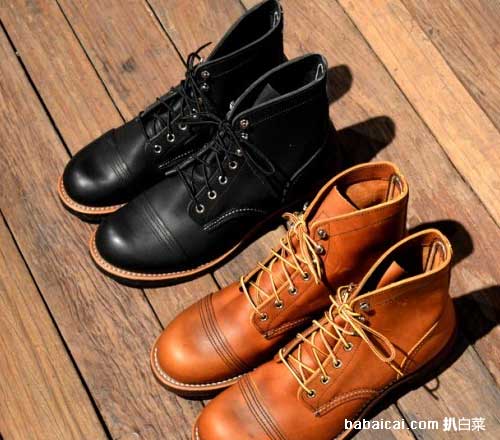 Red Wing 红翼 Heritage Men's 6-Inch经典工装靴,原价9.95,现4色秒杀价8