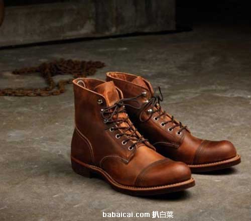 Red Wing 红翼 Heritage Men's 6-Inch经典工装靴,原价9.95,现4色秒杀价8
