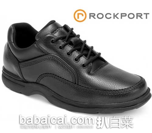 Rockport 乐步 男士真皮健步鞋特价$46.42 公码7折$32.49 直邮含税到手￥315