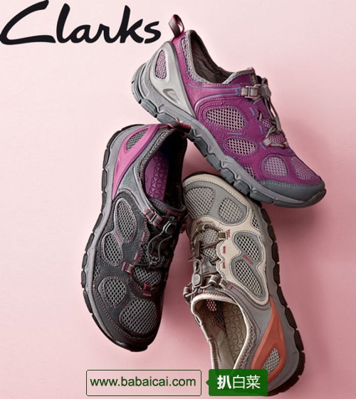 补货，Clarks 其乐 女士V底溯溪鞋 3折 $34.5