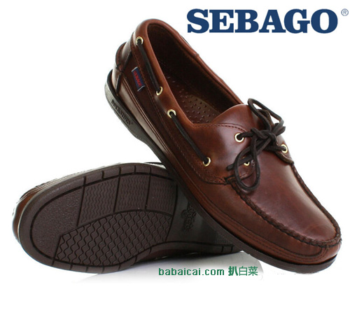 SEBAGO 仕品高 经典款 男士 休闲船鞋(原价$130，现5.4折)，公码7.5折后$52.43