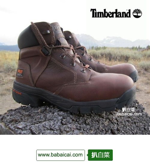 Timberland PRO 天木兰 6寸男式工装靴，$79.66（$99.57 公码8折）