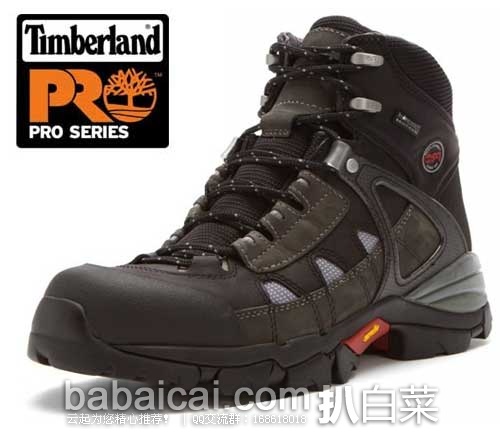 Timberland 天木兰 男士抗疲劳防水工装靴(原价0,现6.6折5.68),公码7折后.98