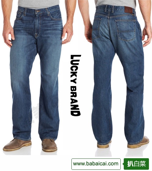 Lucky Brand 幸运牛仔 男士宽松剪裁牛仔裤 $33.92