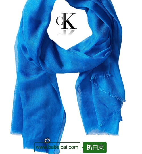 Calvin Klein  CK 女式纯色围巾 $10.43