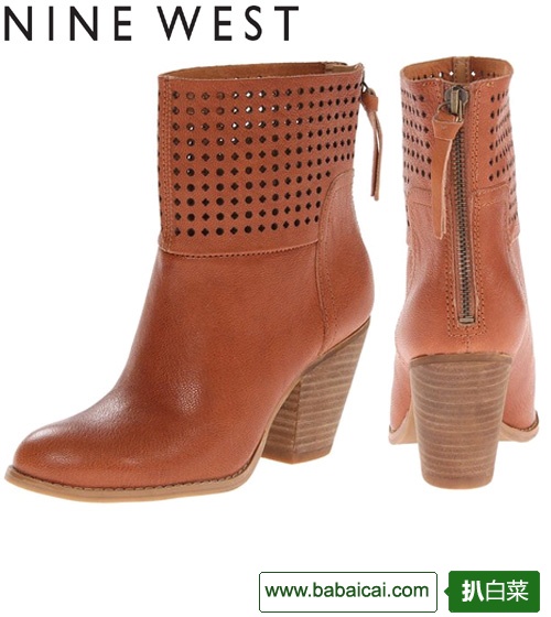 Nine West 玖熙 Hippychic 女士真皮女靴 $41.7