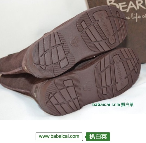 BEARPAW Meadow 熊爪山羊皮雪地靴,公码7.5折后.29