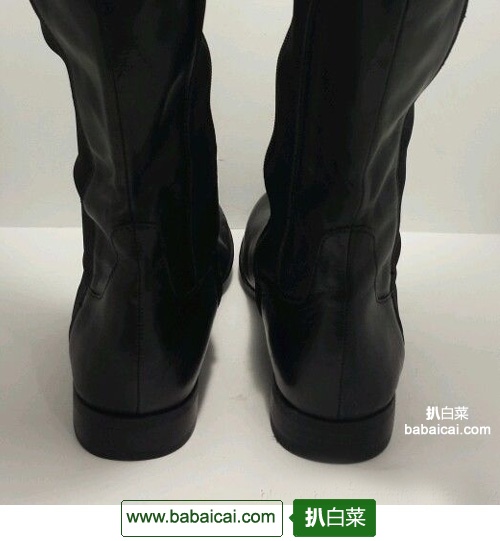 Franco Sarto 真皮拼接 女式及膝长靴,公码8折后0.04