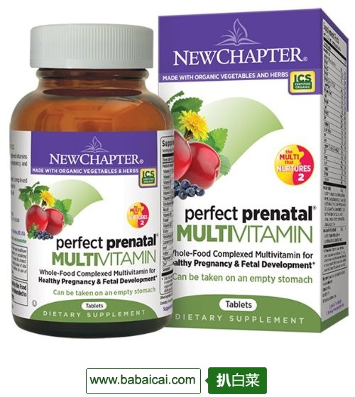 New Chapter 新章 完美孕宝192粒 .75
