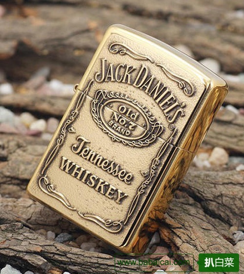 美国产 芝宝 Zippo Jack Daniel 黄铜打火机$23.85