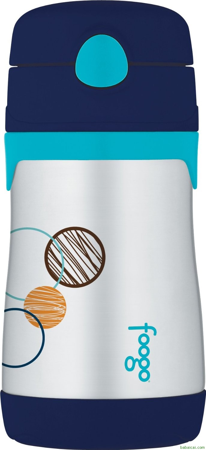 膳魔师阶段3不锈钢防漏保温吸管杯10oz印花款史低$12.30哦，印花款这种价格少见！