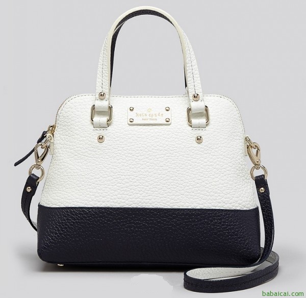 历史新低~Kate Spade女士真皮单肩原价$348,特价$214.77 公码8折$171.82