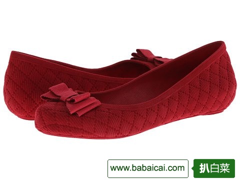 Melissa梅丽莎女式平底鞋特价$27.00 三色可选 好看又便宜啊